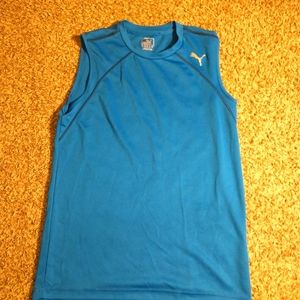 Puma no sleeve tee-shirt